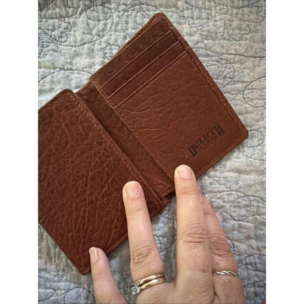 Duluth Trifold Bison Wallet